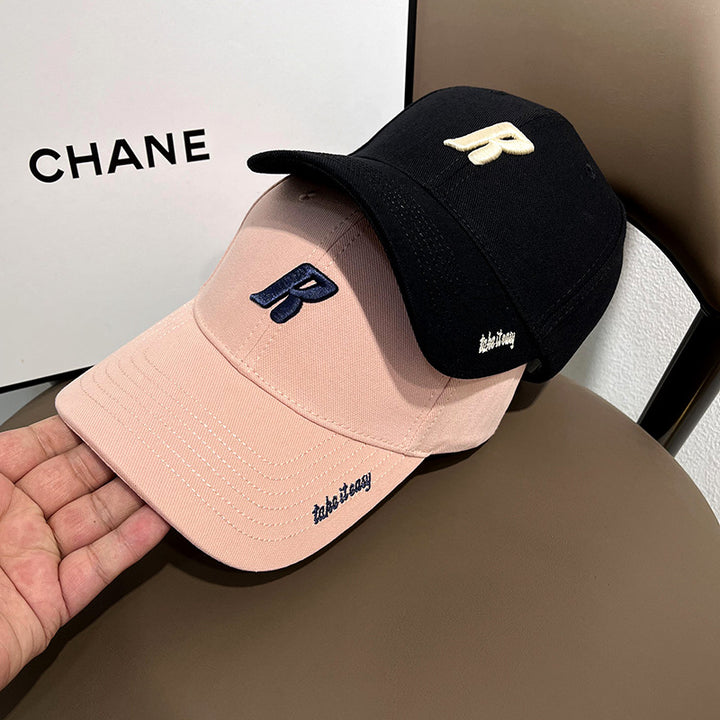 Women's Casual Embroidered Cap Bowlift
