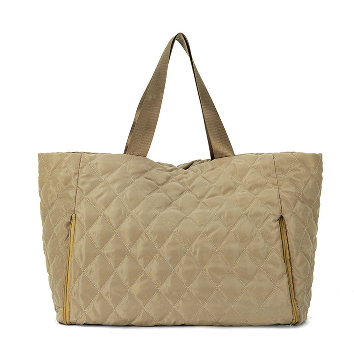 Spacious Quilted All-Purpose Tote Bag Bowlift