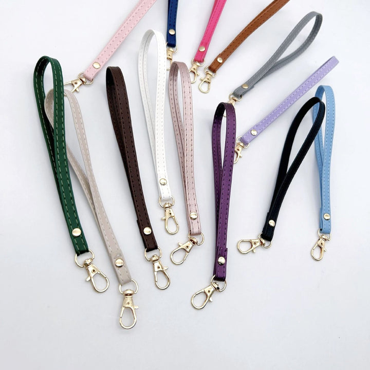 Durable Synthetic Leather Lanyard Bowlift