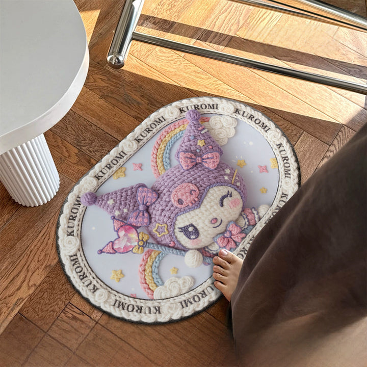 Character-Themed Plush Floor Mat