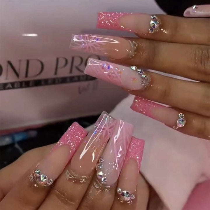 Artful nail art with floral 3D design Bowlift