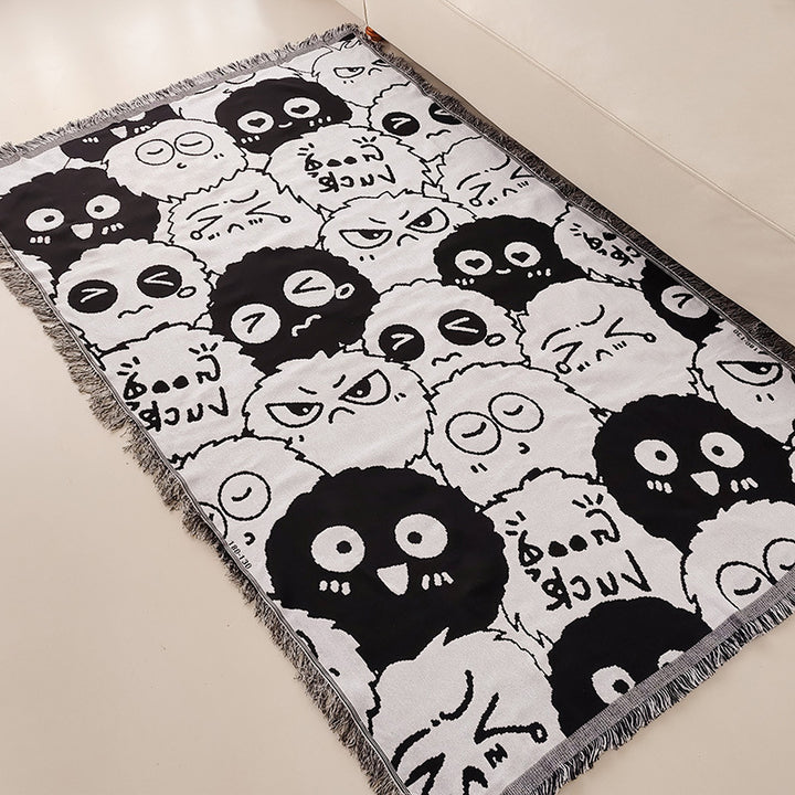 Whimsical Artistic Tapestry Throw Blanket