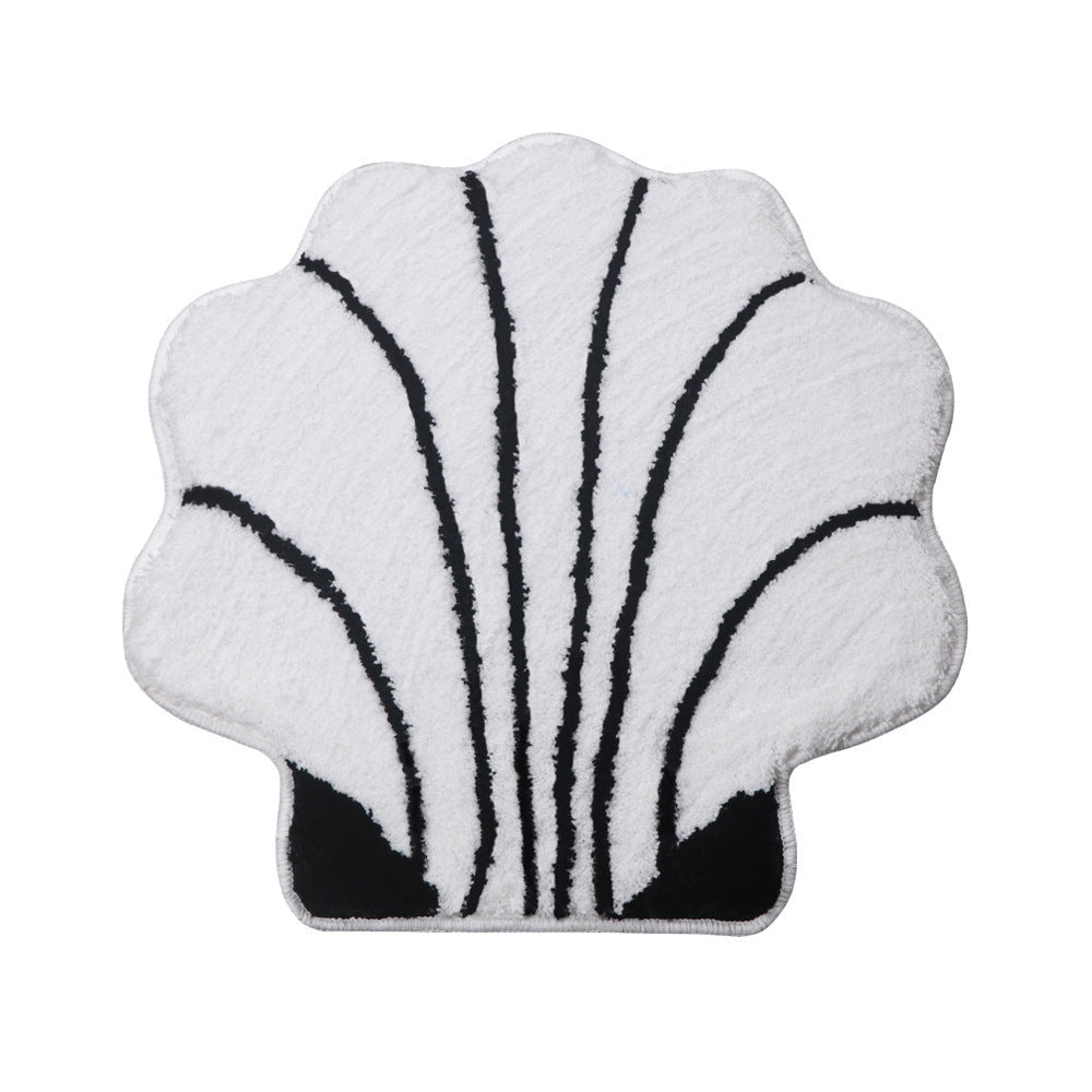 Shell-shaped Bath Mat