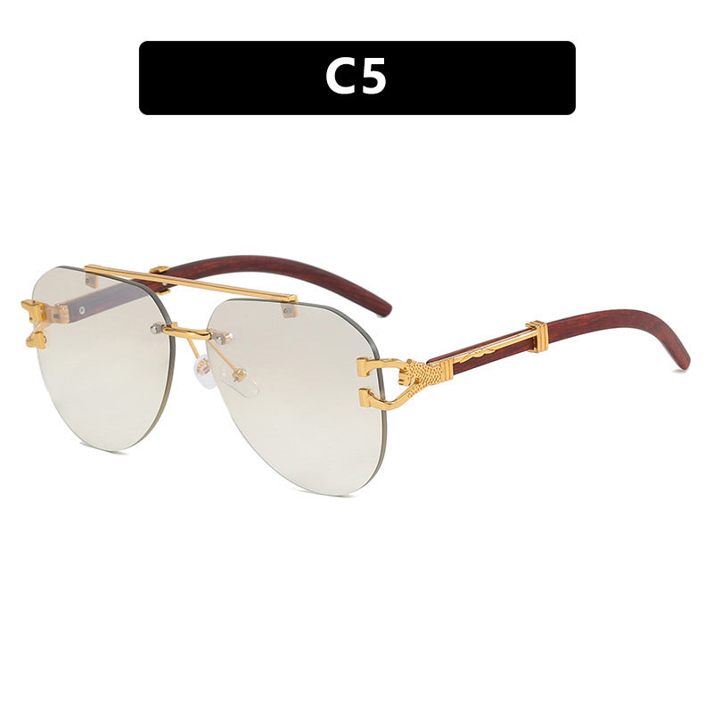 Women's sunglasses with elegant design and wooden accents Bowlift