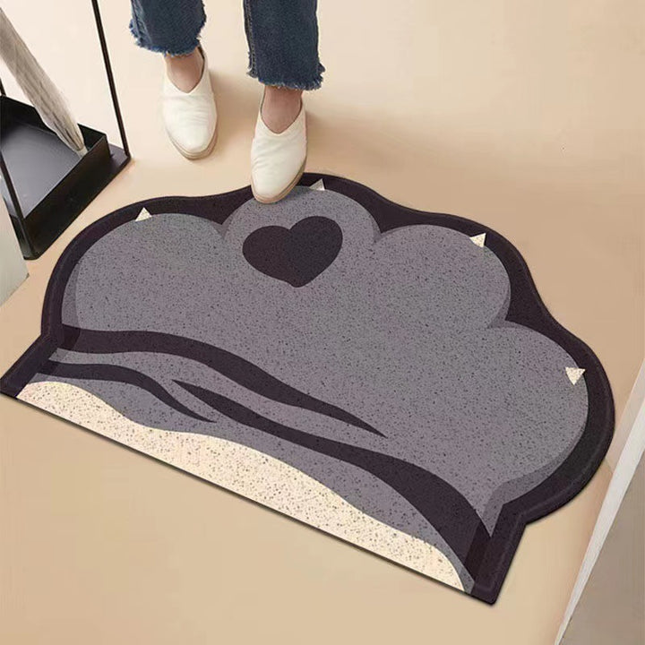 Cute Animal Paw Print Bath Mat Bowlift