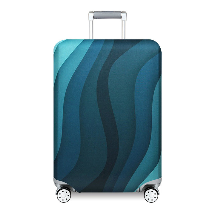 Women's Hard Shell Suitcase with Exotic Plant Pattern Bowlift