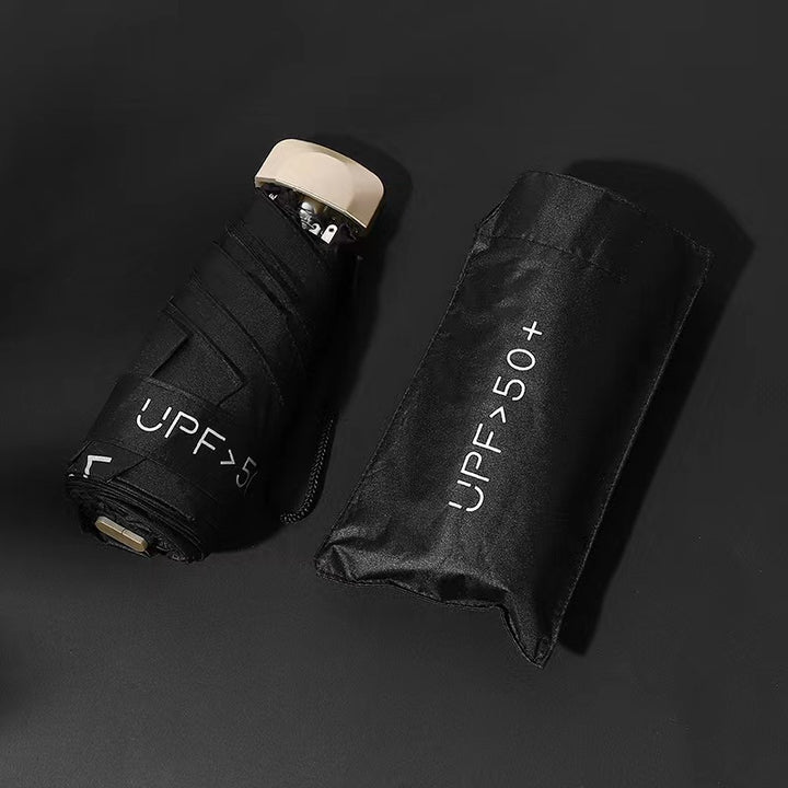 Ladies UV Protection Folding Umbrella with Unique Design Bowlift