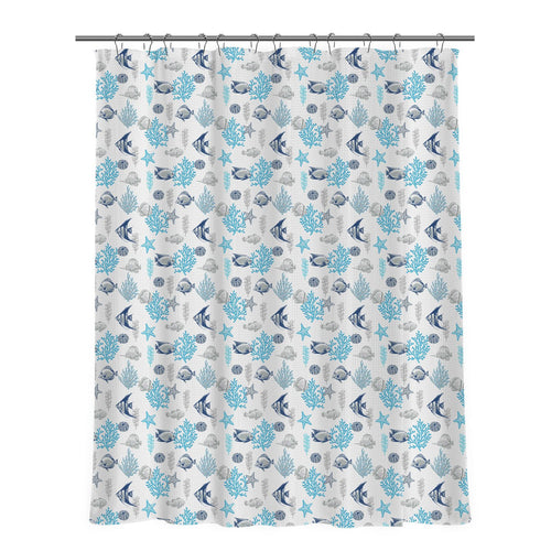 Floral Patterned Shower Curtain Bowlift