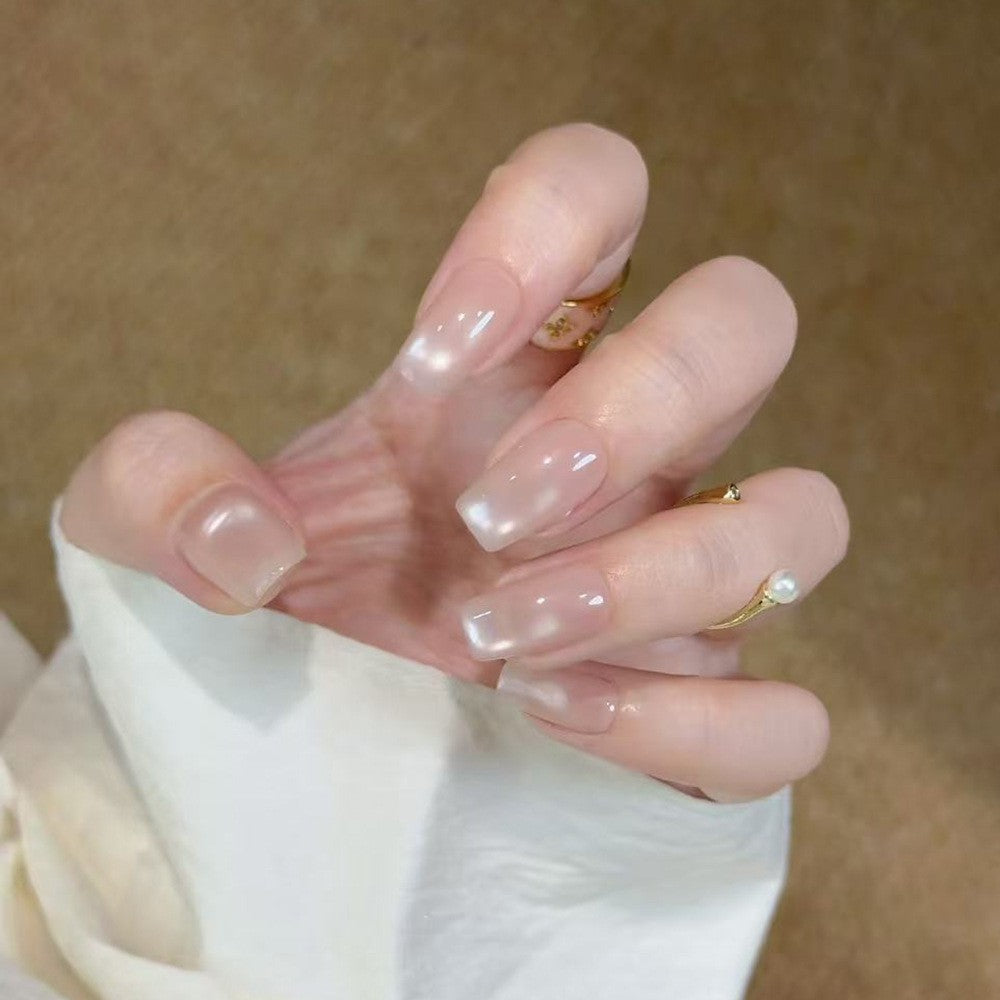 Glamorous artificial nail tips with 3D flower and crystal embellishments Bowlift