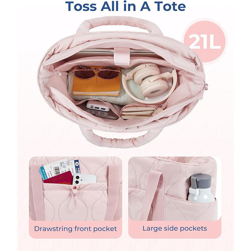 Quilted Tote Bag Bowlift