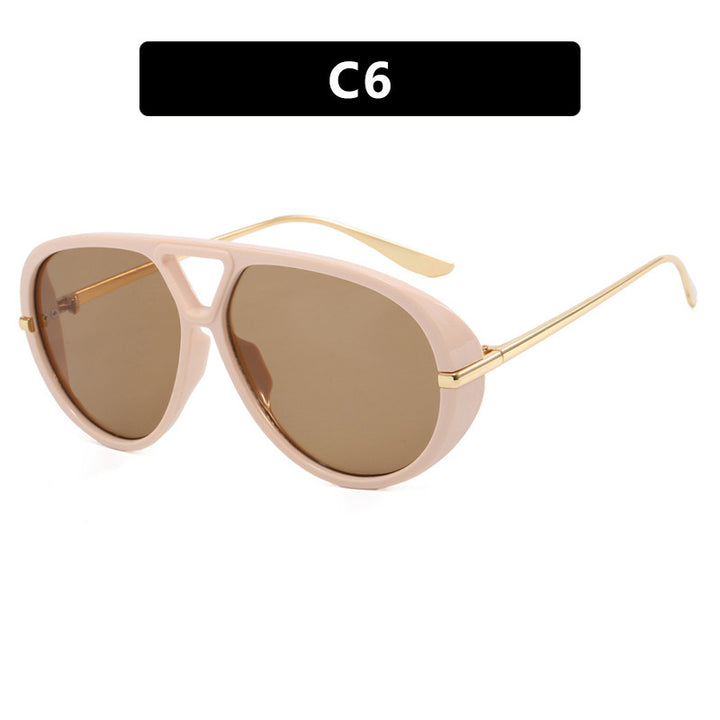 Women Oversized Sunglasses in fashionable Retro Design Bowlift