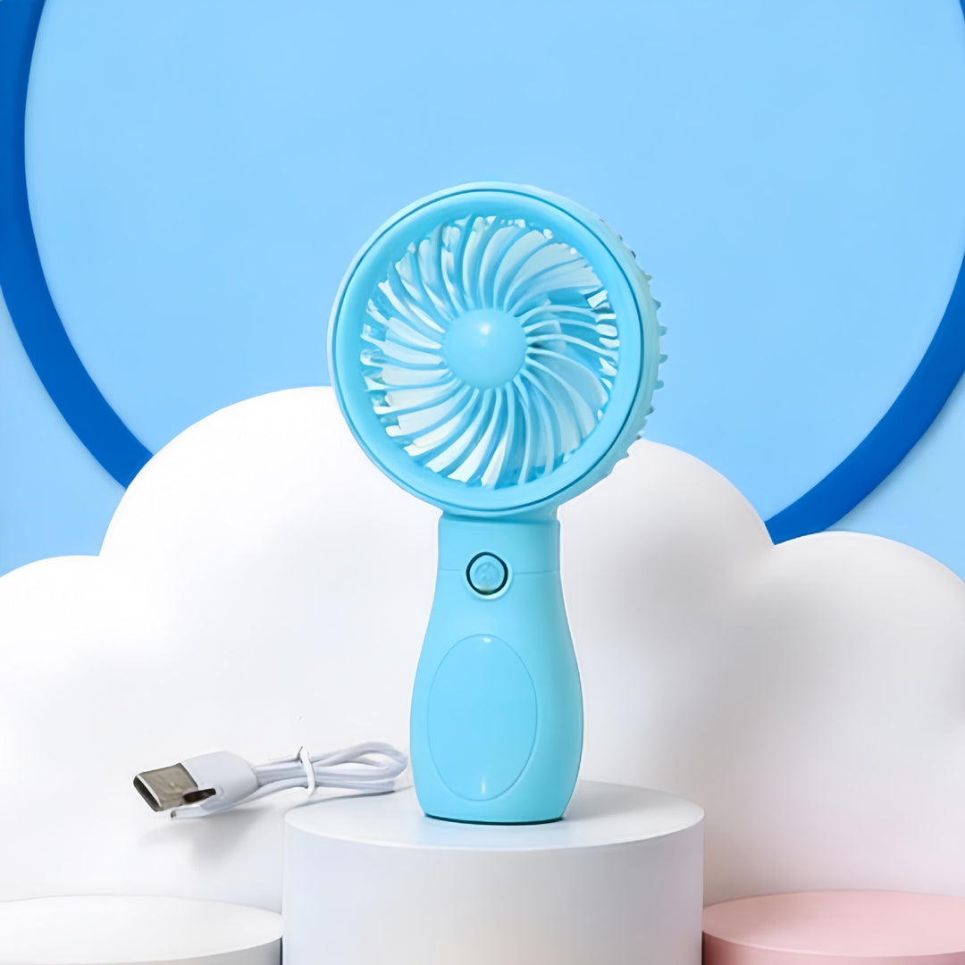 Women's portable handheld fan with USB connection Bowlift