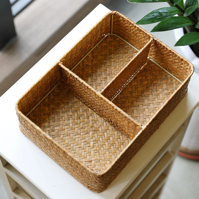 Unisex Practical Storage Basket with Three Compartments Bowlift