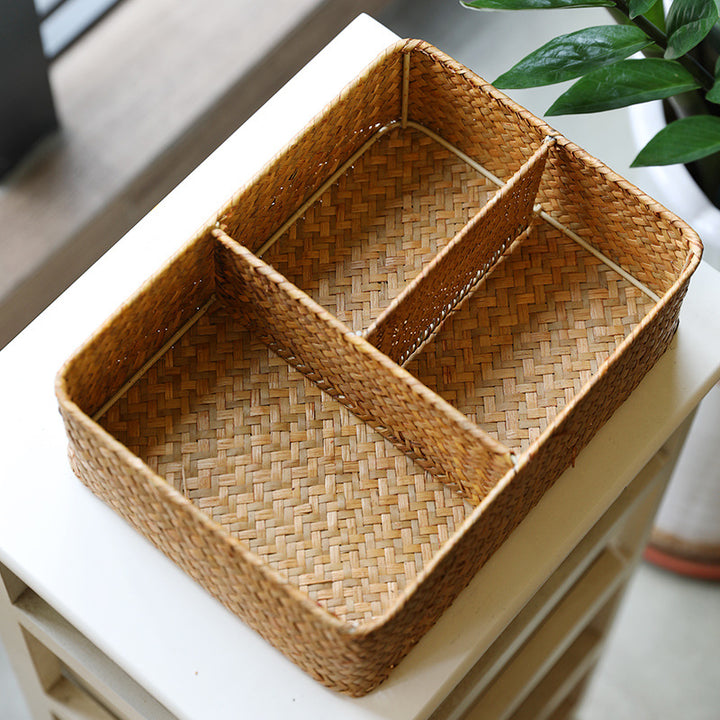 Unisex Practical Storage Basket with Three Compartments Bowlift