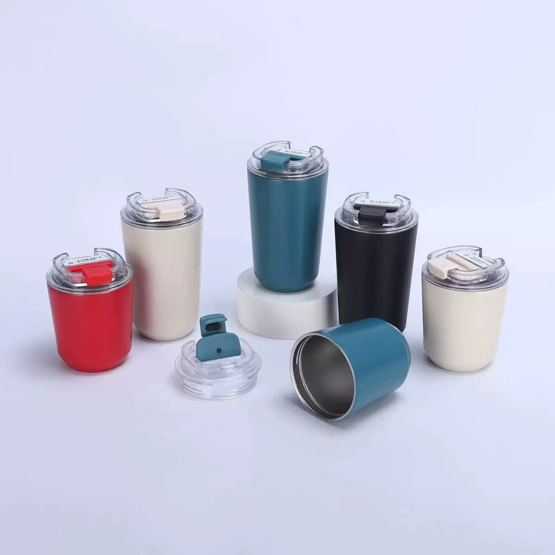 Ladies Insulated Coffee Mug with Practical Screw Cap Bowlift