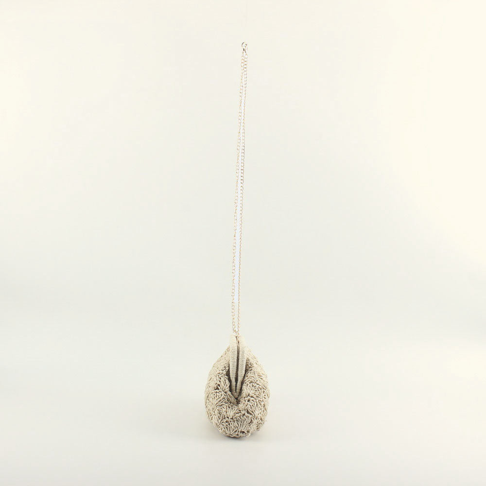 Clutch bag in elegant crochet style Bowlift