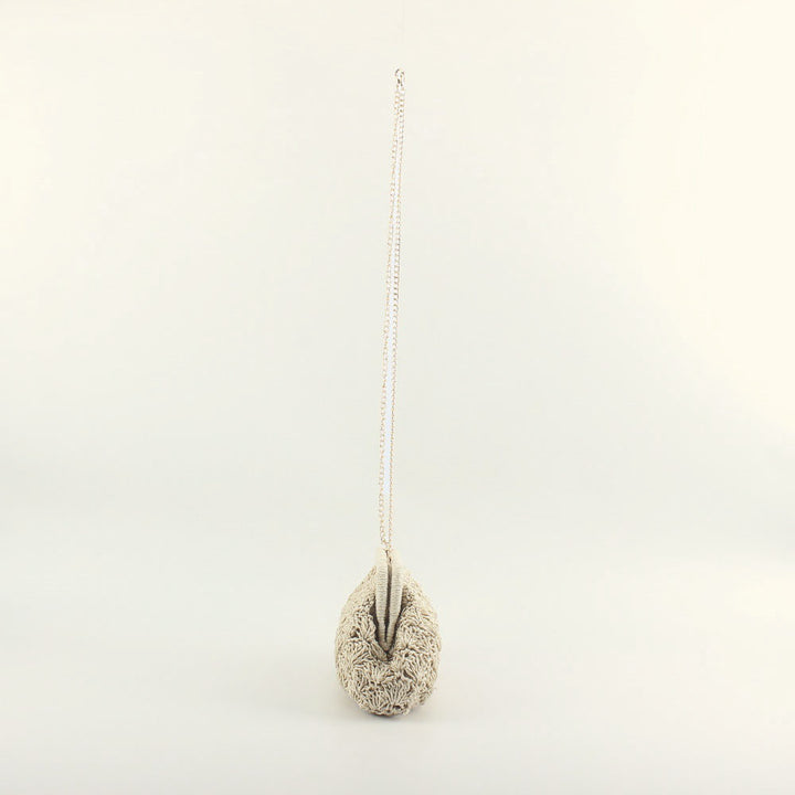 Clutch bag in elegant crochet style Bowlift
