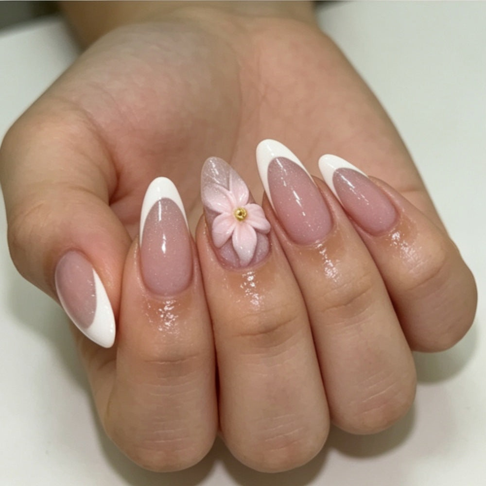 Floral 3D Nail Art Tips Bowlift