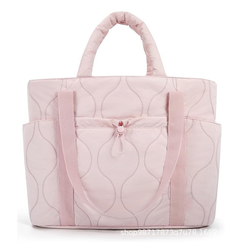 Padded tote bag with practical outer pockets Bowlift
