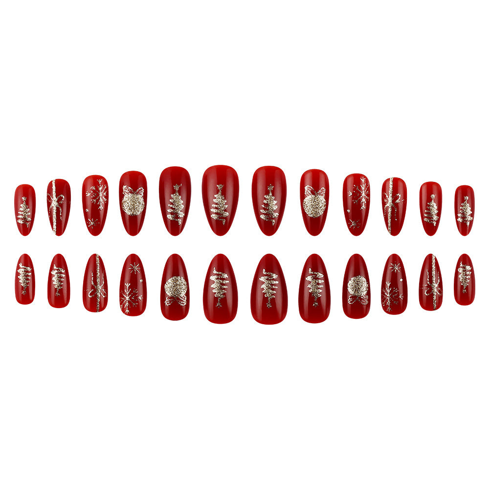 Festive Themed Decorative Nail Set Bowlift