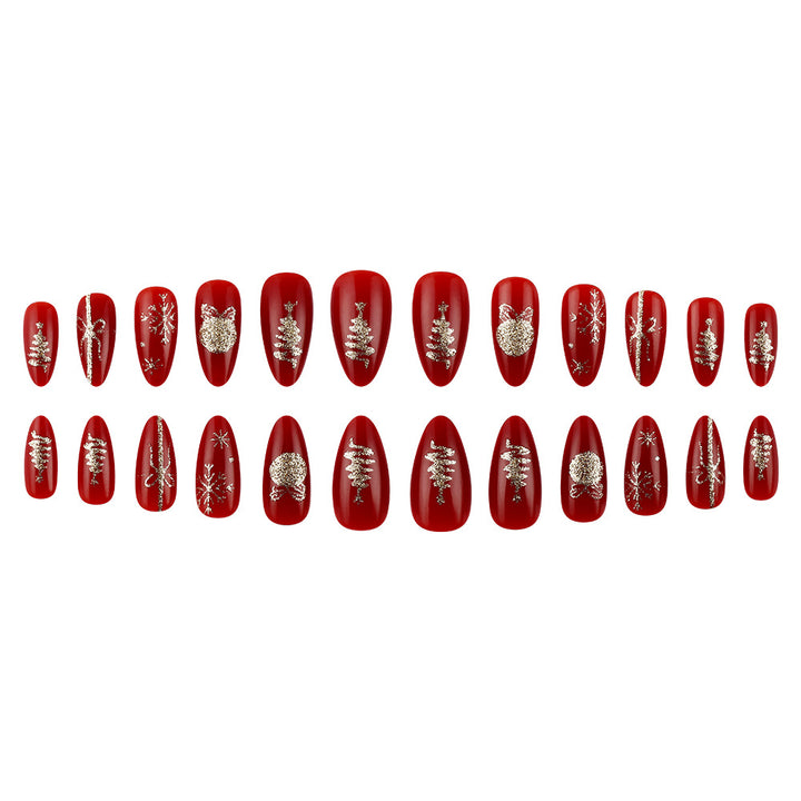 Festive Themed Decorative Nail Set Bowlift