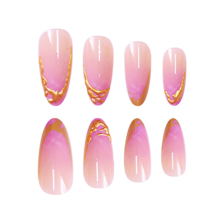 Artistic Stiletto Press-On Nail Set Bowlift