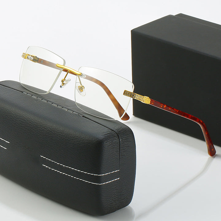 Women elegant sunglasses with stylish metal frame Bowlift