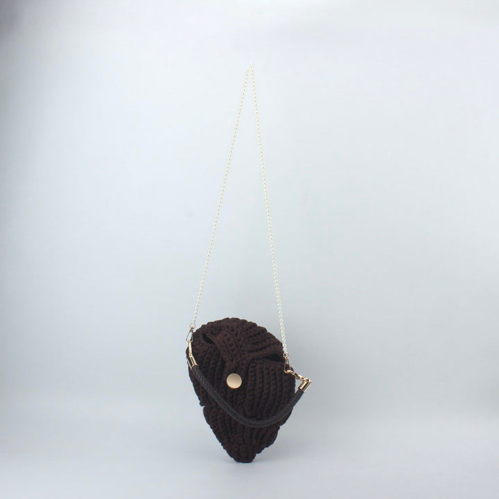 Handbag Made of High-Quality Macrame with Elegant Closure Bowlift