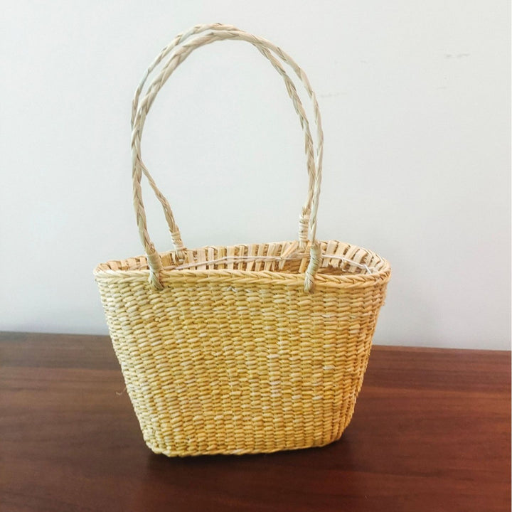 Decorative Handwoven Storage Basket Bowlift