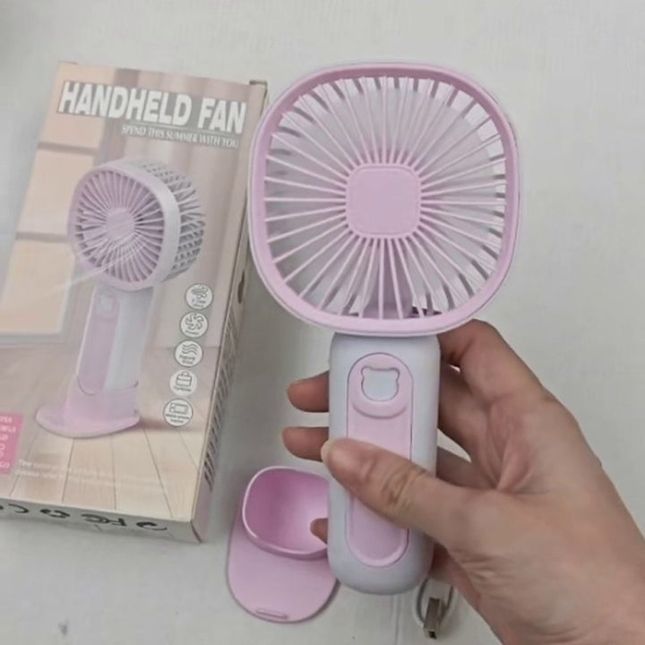 Unisex Portable USB Hand Fan with Ergonomic Design Bowlift