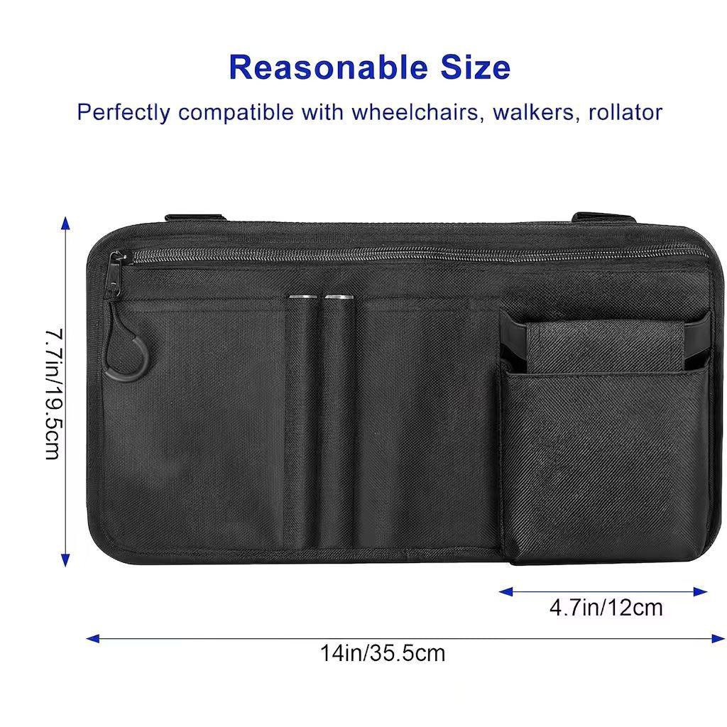 Organizer bag for chair with multiple compartments Bowlift