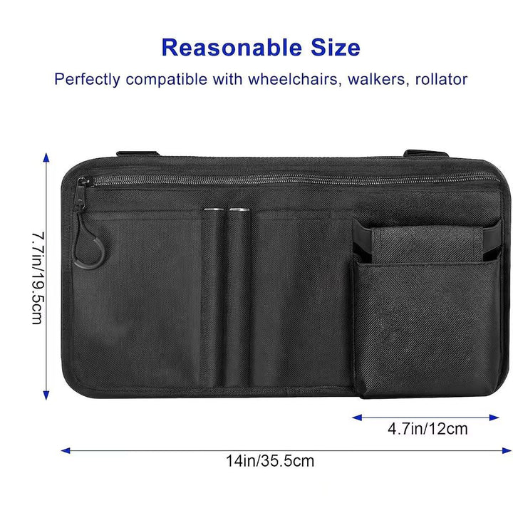 Organizer bag for chair with multiple compartments Bowlift