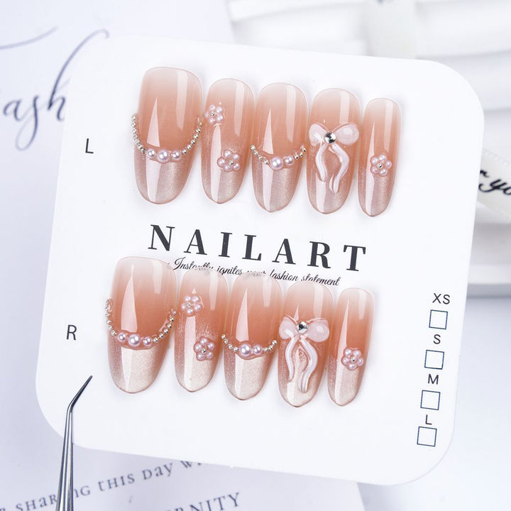 Creative Thematic Press-On Nail Set Bowlift