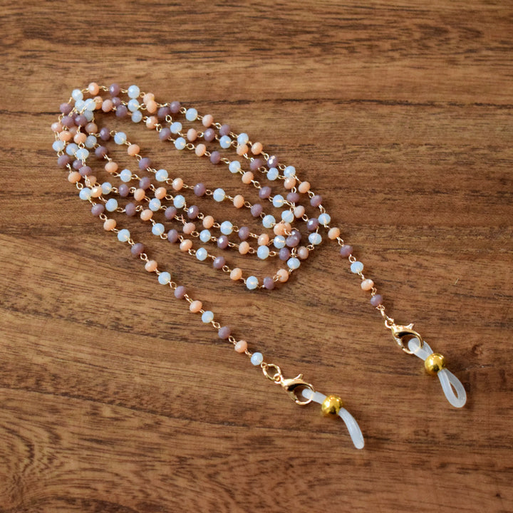 Multi-Color Beaded Eyewear Chain Bowlift