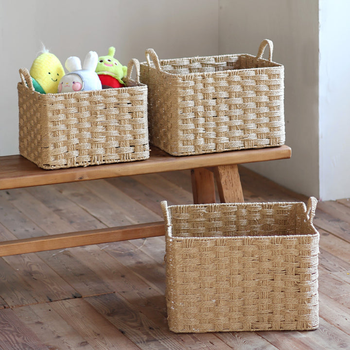Handwoven storage basket Bowlift