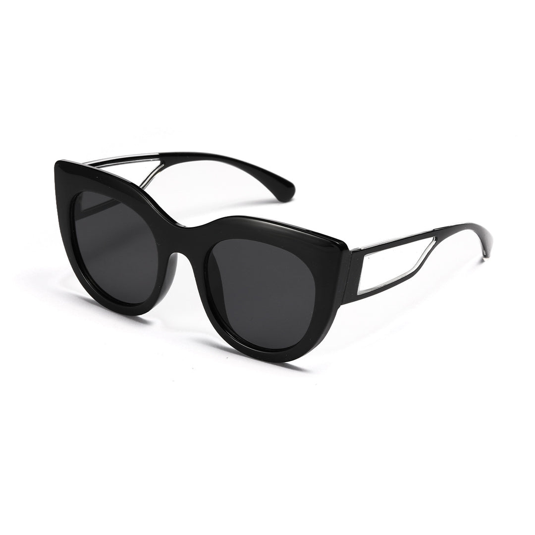 Women's fashionable cat-eye sunglasses with wide UV protection lenses Bowlift