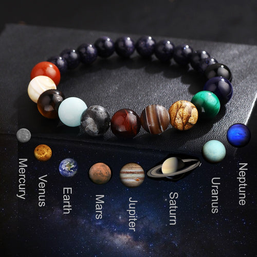 Colorful bracelet with natural stones Bowlift