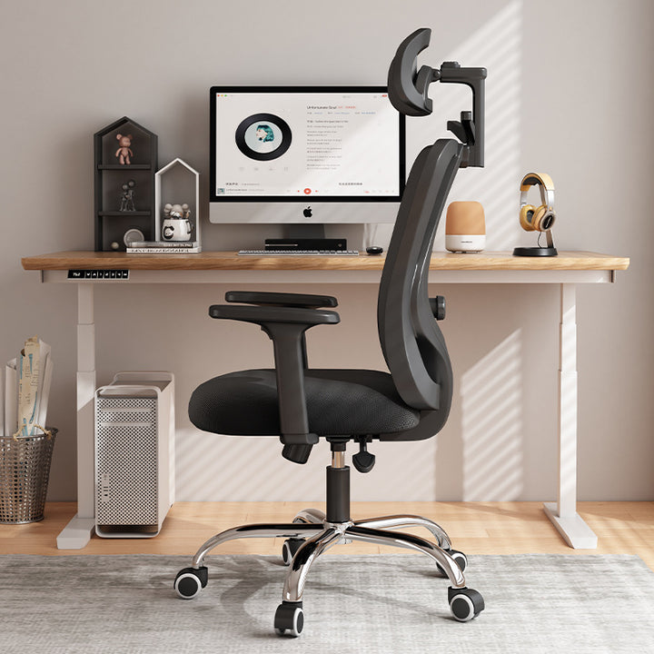 Adjustable Ergonomic Home Office Chair Bowlift