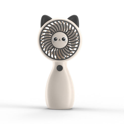 Ladies Portable Hand Fan in Cat Design Bowlift