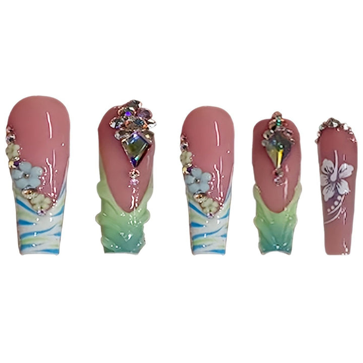Glamorous Decorative Acrylic Nail Enhancements Bowlift