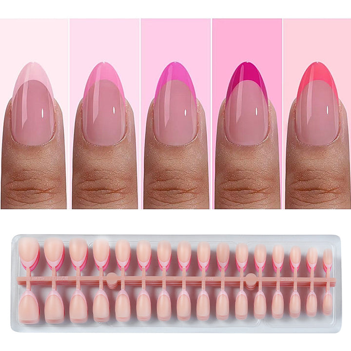 Gradient Tips Press-On Nail Set Bowlift