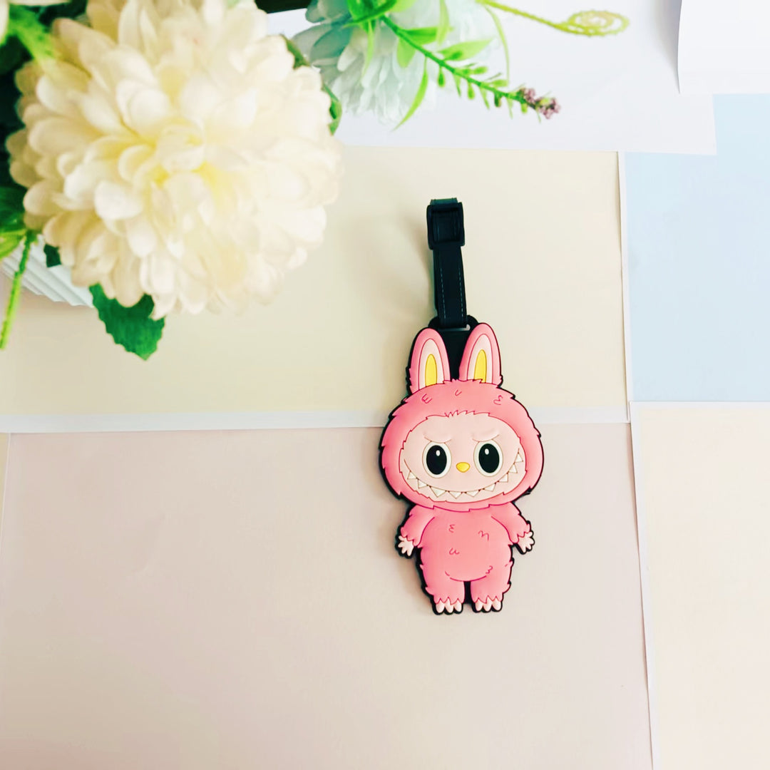 Unisex Cute Cartoon Bunny Luggage Tag Bowlift