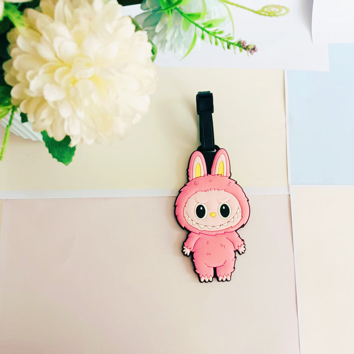 Unisex Cute Cartoon Bunny Luggage Tag Bowlift
