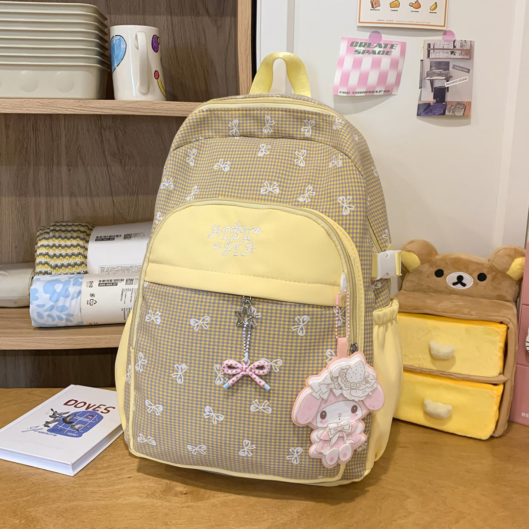 Charming Patterned School Backpack