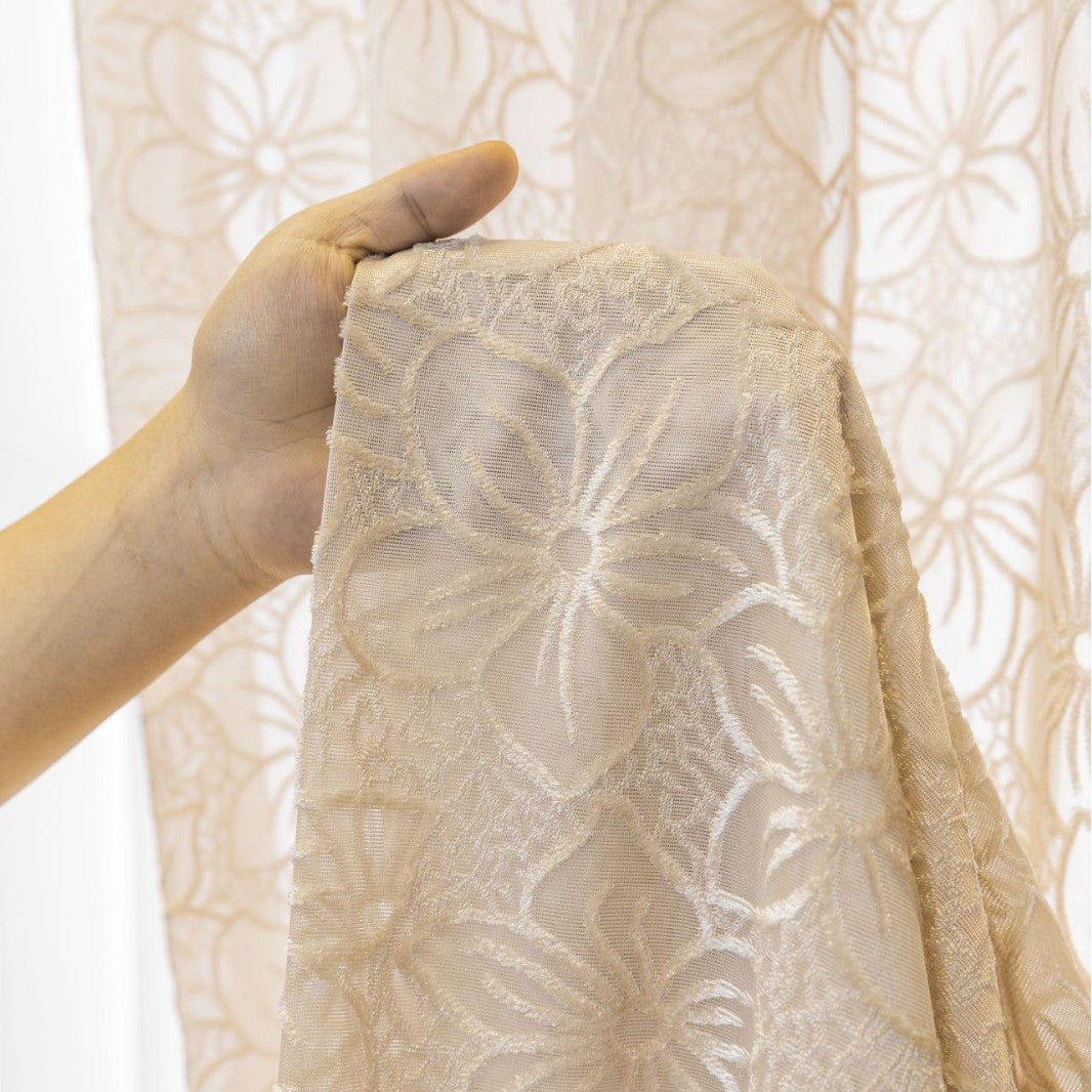WoFloral Lace Curtain Bowlift