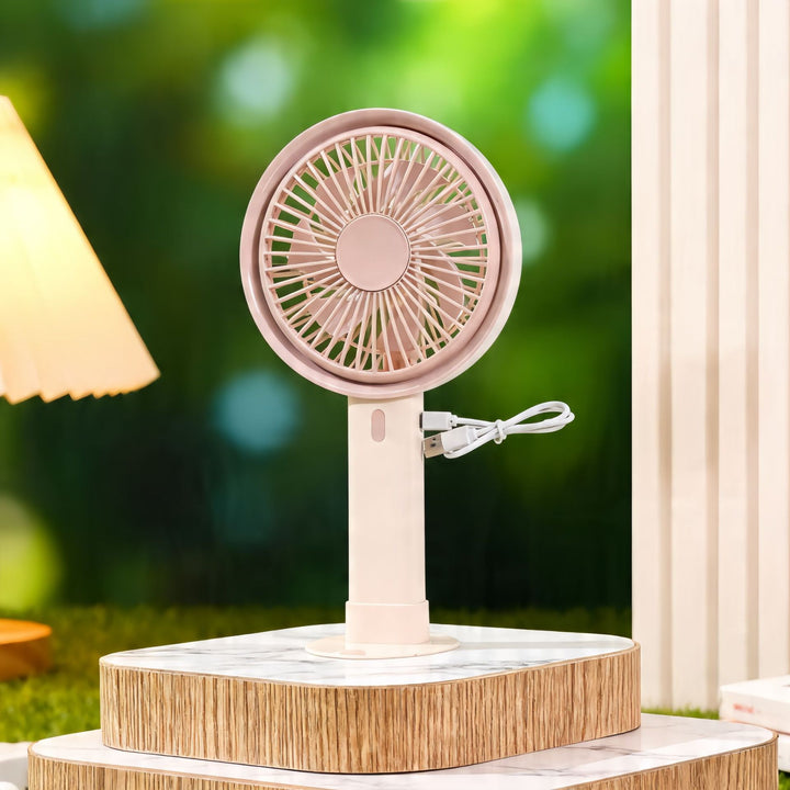 Portable USB Table Fan with Flexible Tilt Adjustment Bowlift