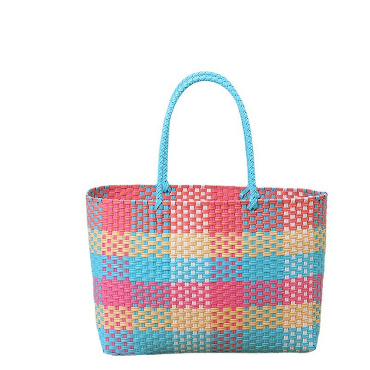 Colorful and Handmade Woven Market Bag Bowlift