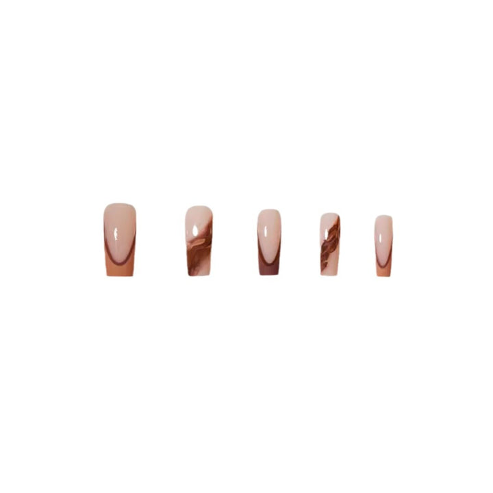 Marble Art Acrylic Nail Enhancements Bowlift