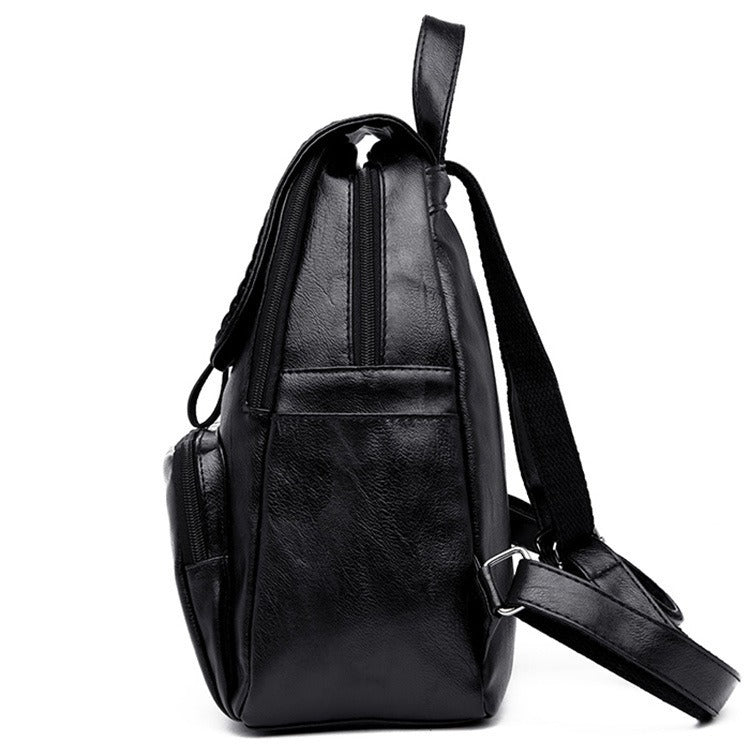 WoStylish Leather Backpack Bowlift