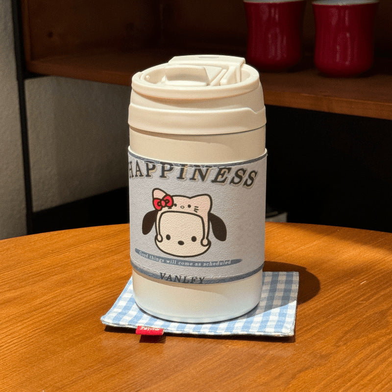 Women's Insulated Drinking Cup with Playful Animal Design Bowlift